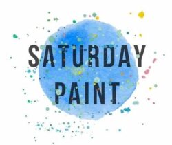 The logo for saturday paint.