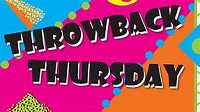 The logo for throwback thursday.