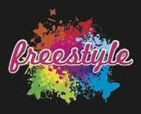 The logo for freestyle on a black background.