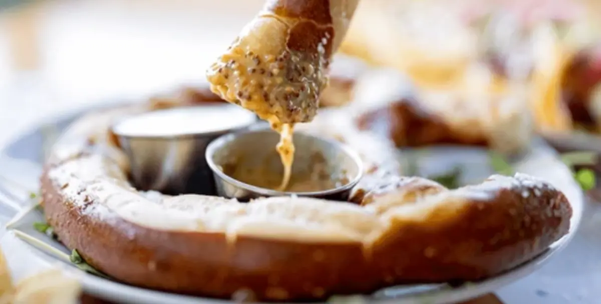Bavarian Giant Shareable Pretzel at Black Parakeetz — Nyack NY