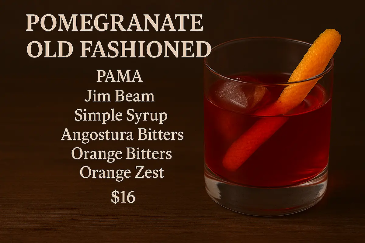 Pomegranate Old Fashioned
