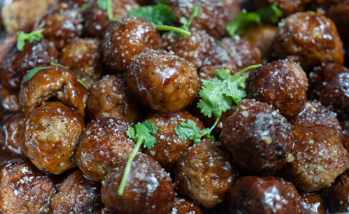 Thai Chili Beef Meatballs at Black Parakeetz — Nyack NY