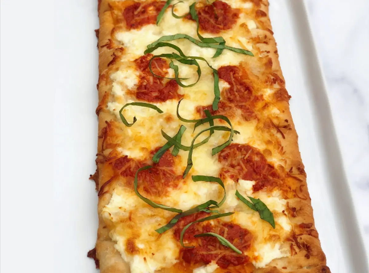 Three-Cheese Truffle Flatbread at Black Parakeetz — Nyack NY