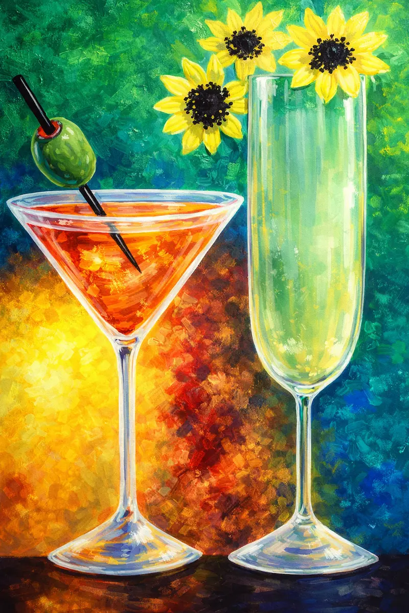 Sunday Mimosa Paint & Sip: Art & Brunch Vibes!