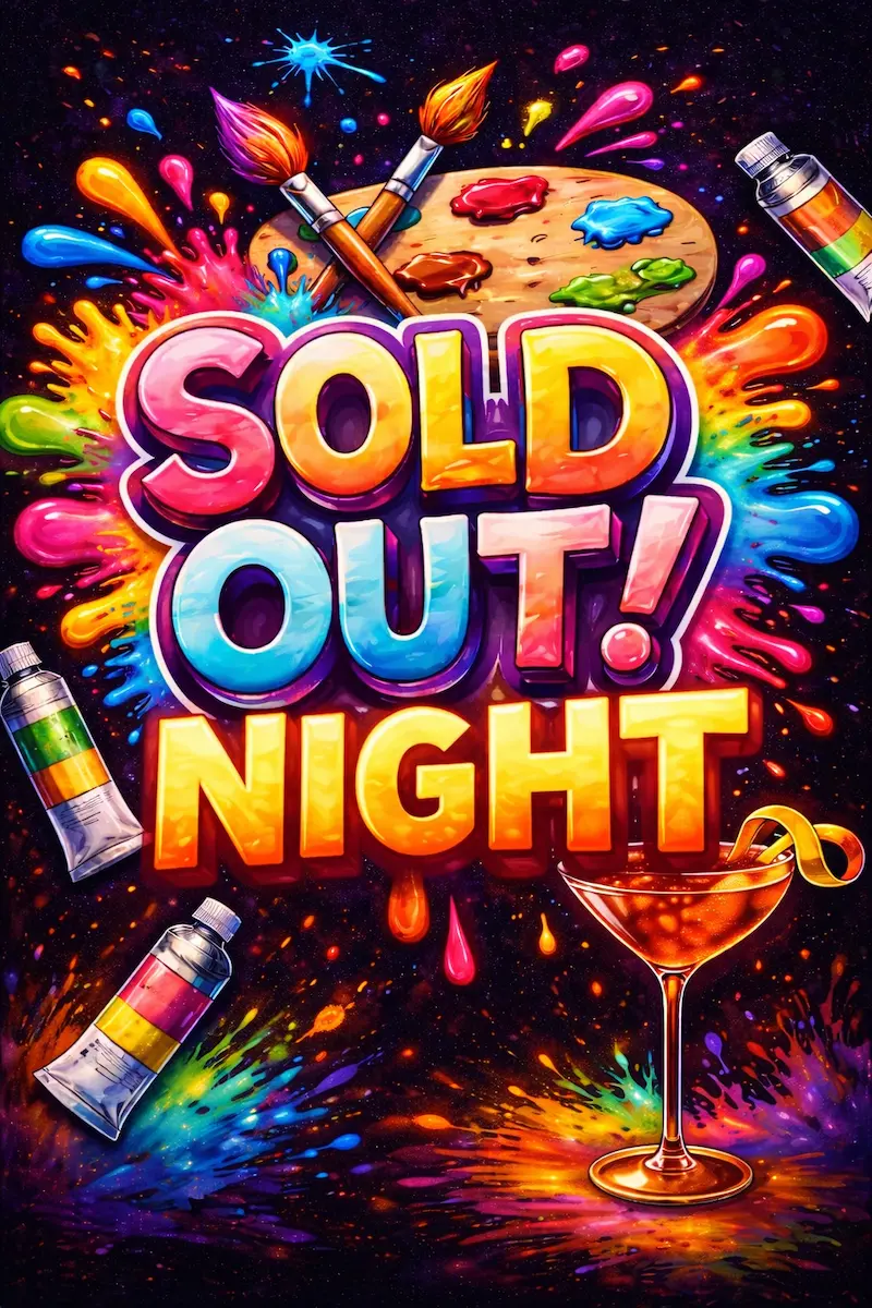 Friday Afterwork Vibe & Paint: Unwind, Create, and Sip