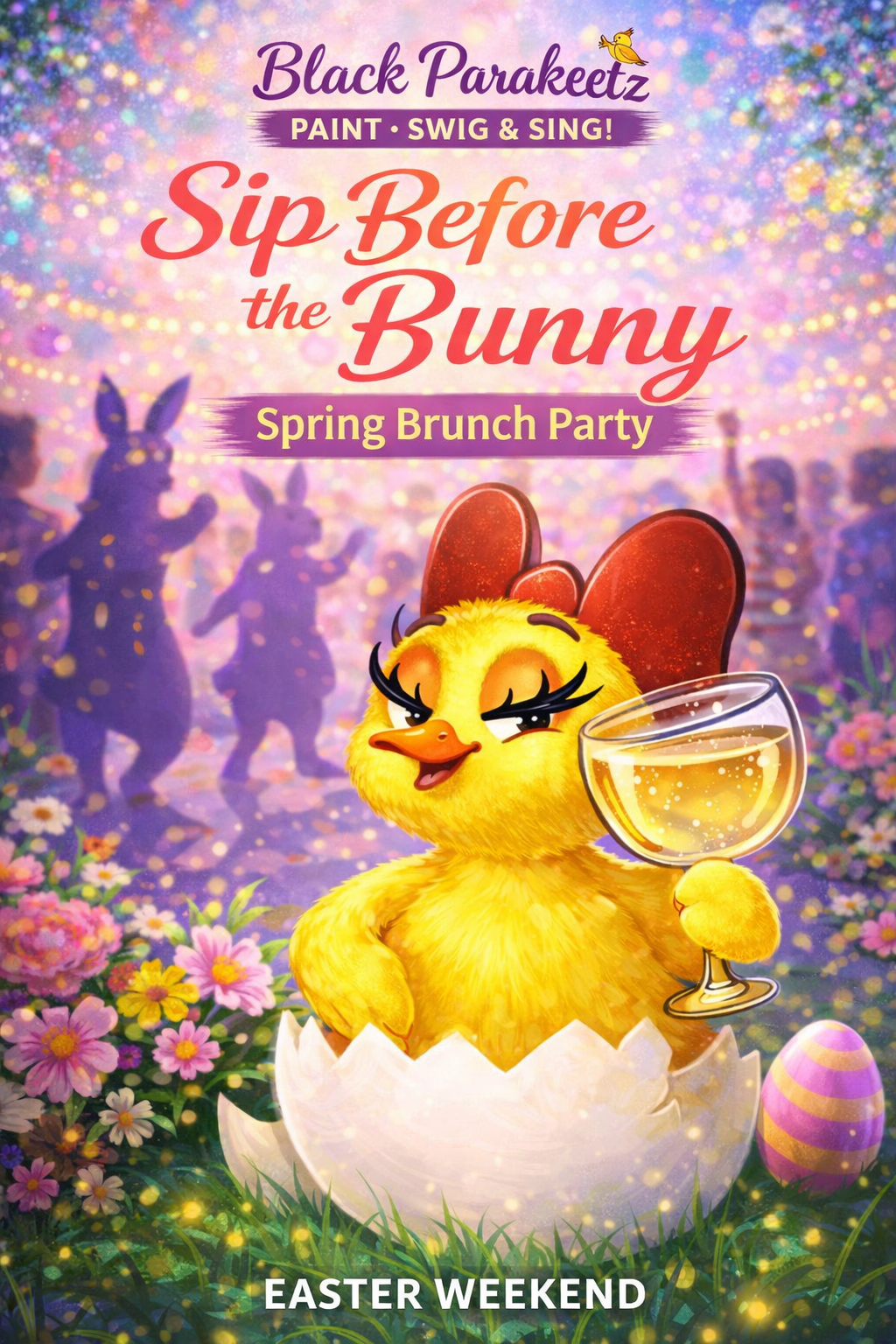 Sip Before the Bunny Spring Brunch Party at Black Parakeetz