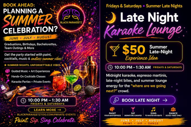 Late Night Karaoke Lounge at Black Parakeetz