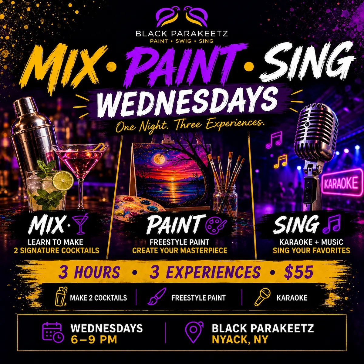 Mix, Shake & Sing Wednesdays